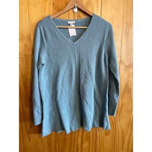 Size Medium J Jill Blue Women's Sweater & Sweatshirt
